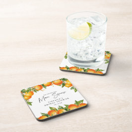 Posavasos Ducha de Novia de Cítricos Limón Naranjas de Veran