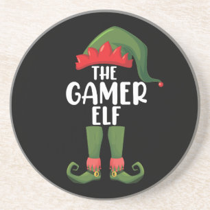 Posavasos Duende Gamer Navidad Familiar Gamer