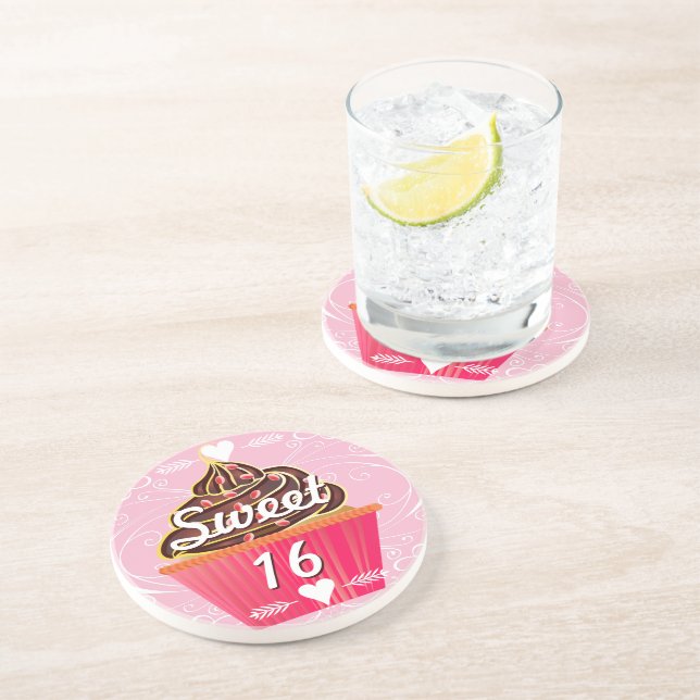 Posavasos Dulce 16 Copos de tarta (Lado)