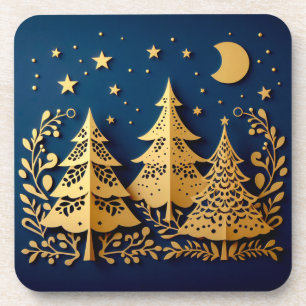 Posavasos Dulce Escena Boscosa – Estrellas Dichosas