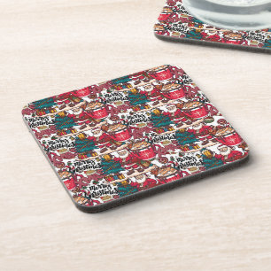 Posavasos Dulces deseos de vacaciones - adorables feliz Navi