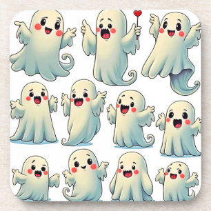 Posavasos Dulces Fantasmas Espeluznantes: ¡Divertidamente At