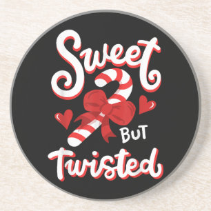 Posavasos Dulces pero retorcidas Navidades graciosos Candy C