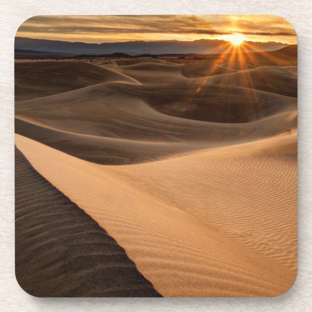 Posavasos Dunas de arena dorada, Valle de la Muerte, CA (Frente)