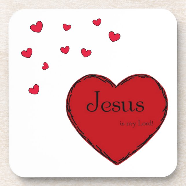 Posavasos duros con respaldo de corcho - juego de  (Frente)