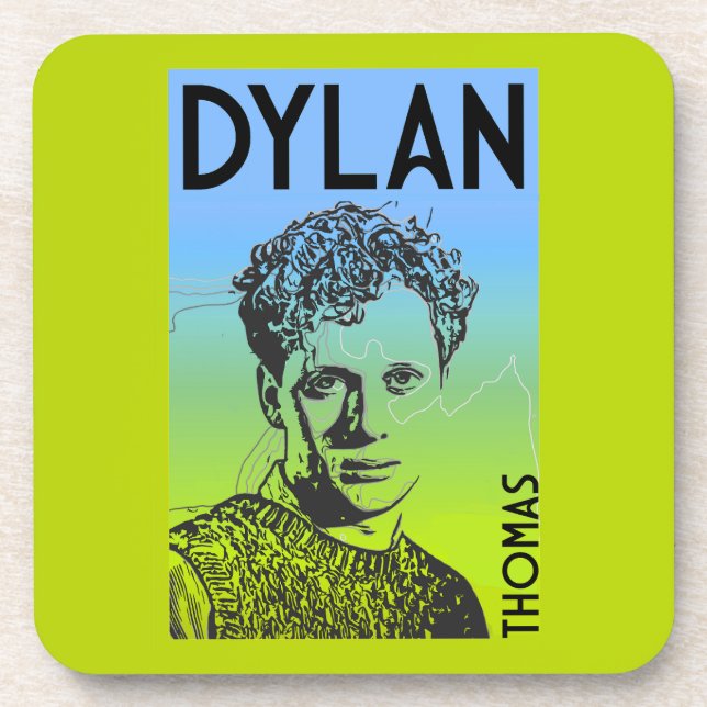 Posavasos Dylan Thomas Welsh Poet (Frente)