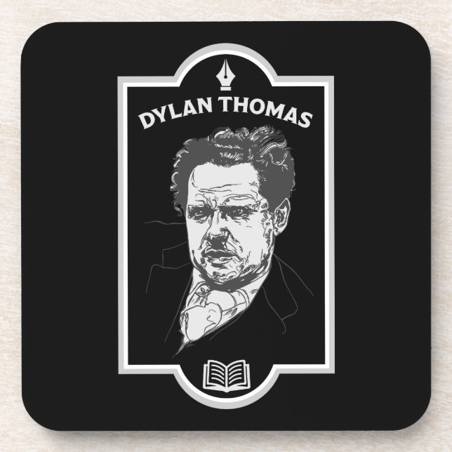 Posavasos Dylan Thomas Welsh Poet (Frente)