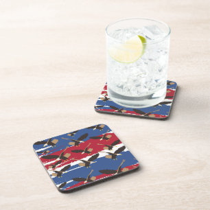 Posavasos Eagle Bird USA Bandera Patriótica Americana