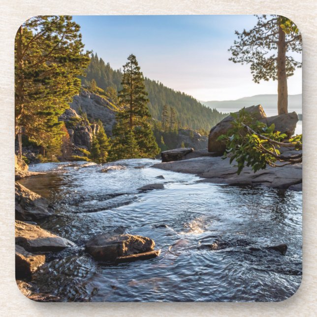 Posavasos Eagle Falls Lake Tahoe Souvenir Coaster Set (Frente)