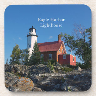 Posavasos Eagle Harbour Lighthouse set de 6 ruedas de plásti