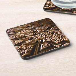 Posavasos Earthy Clay Stars