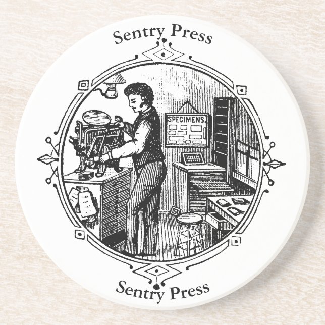 Posavasos Easter Kelsey de Letterpress (Frente)