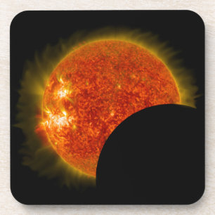Posavasos Eclipse solar en curso