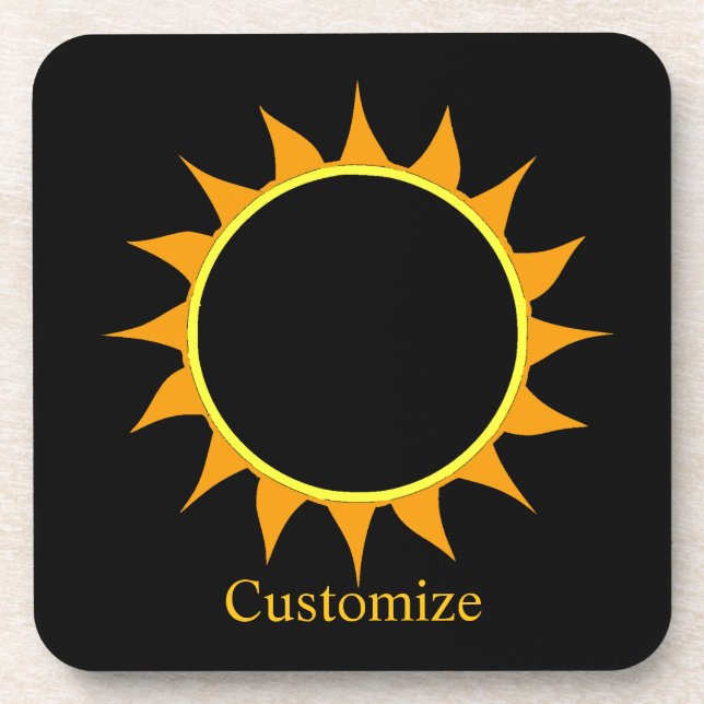 Posavasos Eclipse Total de Sol Thunder_Cove (Frente)
