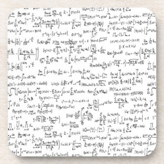 Posavasos Ecuaciones escritas mano //de la matemáticas