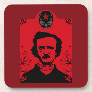 Posavasos Edgar Allan Poe Art Gift