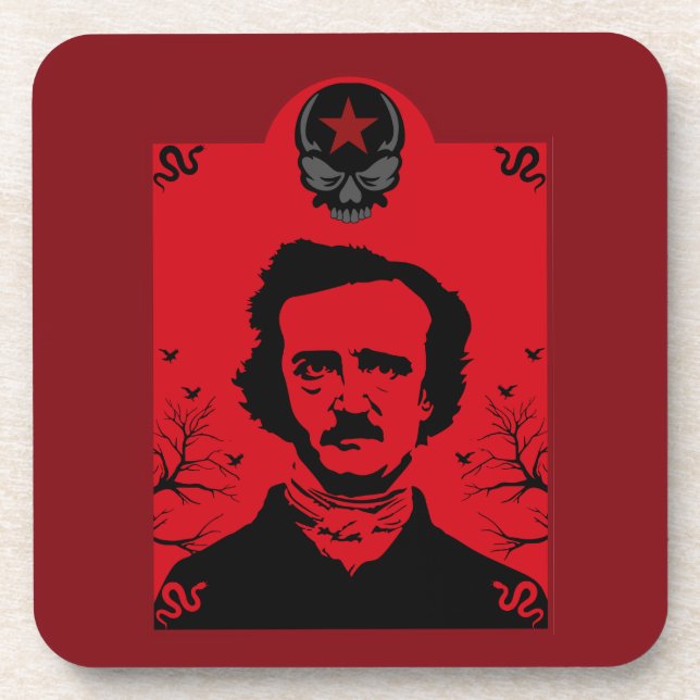 Posavasos Edgar Allan Poe Art Gift (Frente)