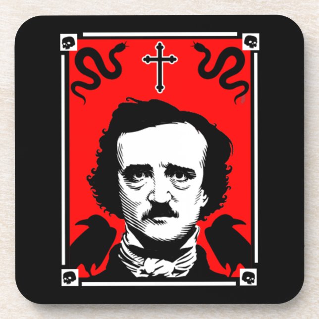 Posavasos Edgar Allan Poe original (Frente)