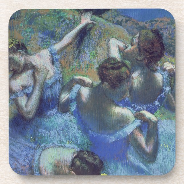 Posavasos Edgar Degas| Bailarines azules, c.1899 (Frente)