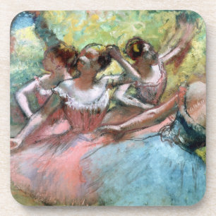 Posavasos Edgar Degas el   cuatro bailarinas en la etapa