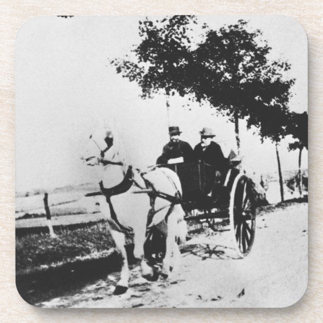 Posavasos Edgar Degas el | Edgar Degas y amigo (Frente)