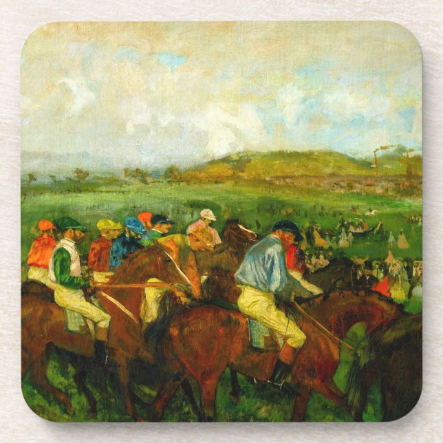 Posavasos Edgar Degas Horseback Riding (Frente)