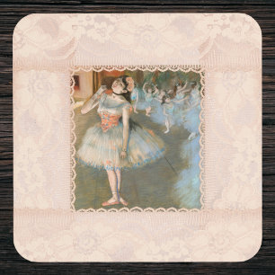 Posavasos Edgar Degas, la bailarina estrella con el guarneci