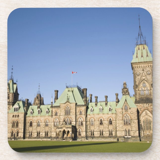 Posavasos Edificio del Parlamento en Ottawa, Ontario, Canadá (Frente)