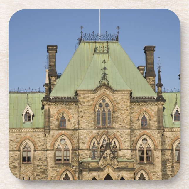 Posavasos Edificio del Parlamento en Ottawa, Ontario, Canadá (Frente)