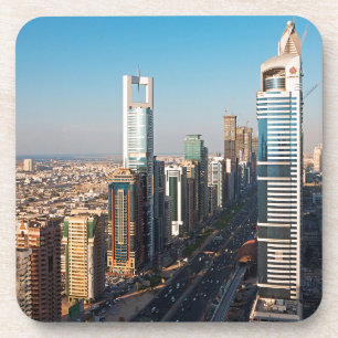 Posavasos Edificios a lo largo de Sheikh Zayed Road, Dubai