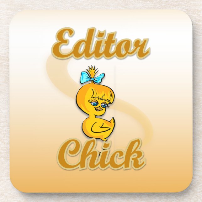 Posavasos Editor Chick (Frente)