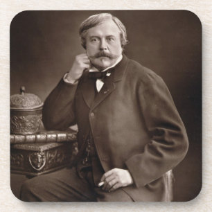 Posavasos Edmond de Goncourt (1822-96) de 'Galerie Contemp
