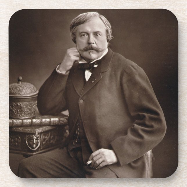 Posavasos Edmond de Goncourt (1822-96) de 'Galerie Contemp (Frente)