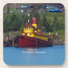 Posavasos Edna G. conjunto de 6 ruedas de plástico duro