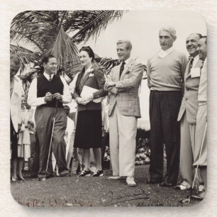 Posavasos Edward, duque de Windsor (1894-1972) y de Wallis,