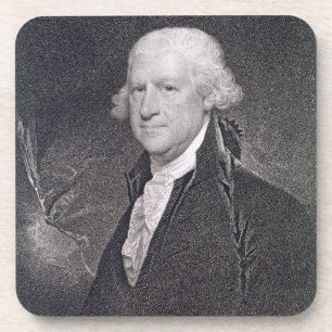 Posavasos Edward Shippen (1729-1806) grabado por el pozo de