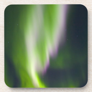 Posavasos EE. UU., Alaska, Chena Hot Springs. Aurora boreal