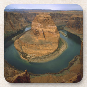 Posavasos EE. UU., Arizona. Horseshoe Bend mostrando erosión