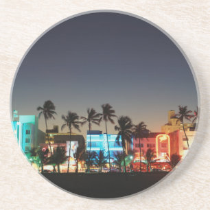 Posavasos EE.UU., Florida, Miami Beach, Ocean Drive, Art Dec