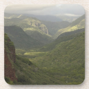 Posavasos EE. UU., Hawái, Kauai, mirador del cañón. (RF)