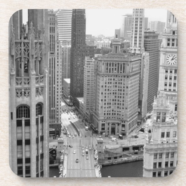 Posavasos EE.UU., IL, Chicago, Loop from Hotel (Frente)