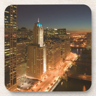 Posavasos EE.UU., Illinois, Chicago: El bucle: Edificios