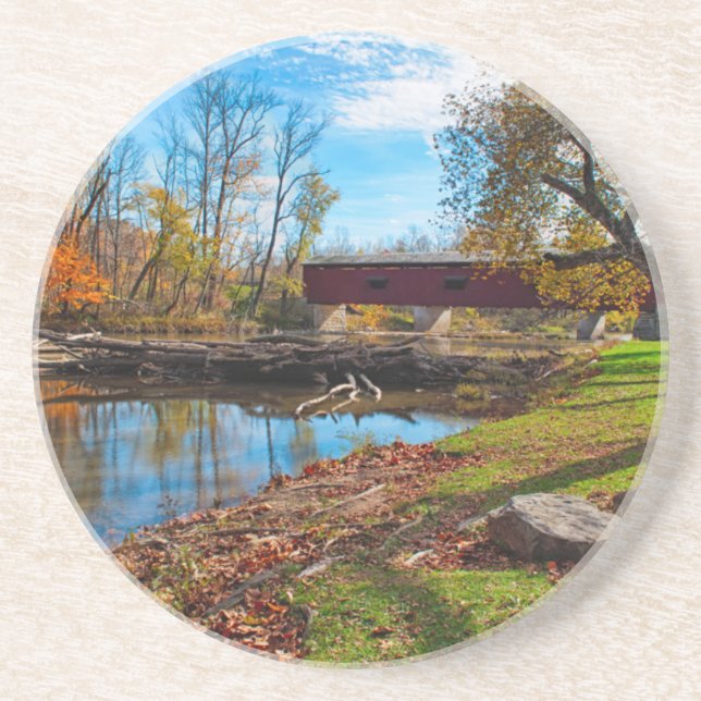 Posavasos EE. UU., Indiana, Cataract Falls State Recreation (Frente)