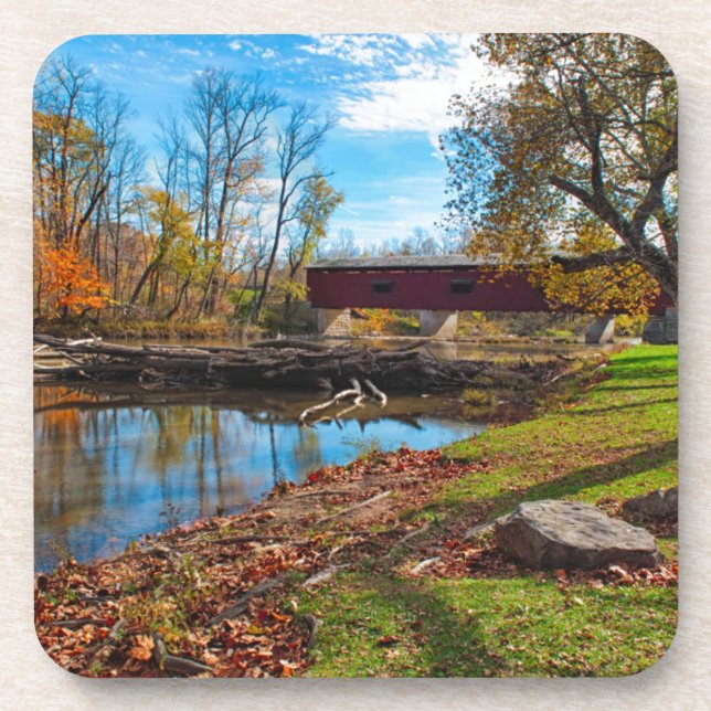 Posavasos EE. UU., Indiana, Cataract Falls State Recreation (Frente)