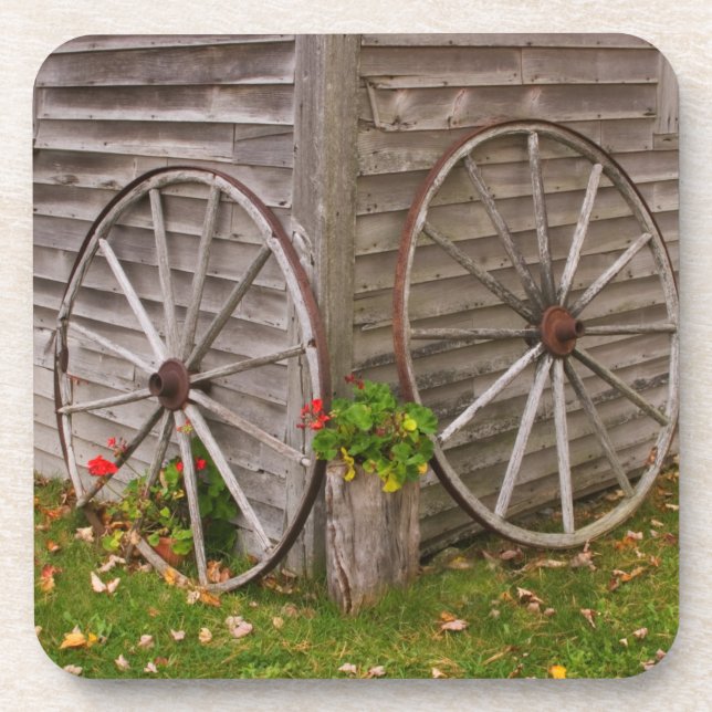 Posavasos EE. UU., Main. Ruedas de vagón (Frente)
