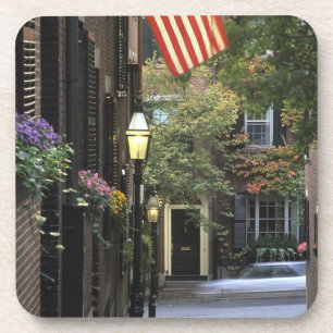 Posavasos EE. UU., Massachusetts, Boston, Beacon Hill.