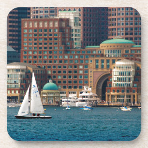 Posavasos EE. UU., Massachusetts. Horizonte de Boston 2