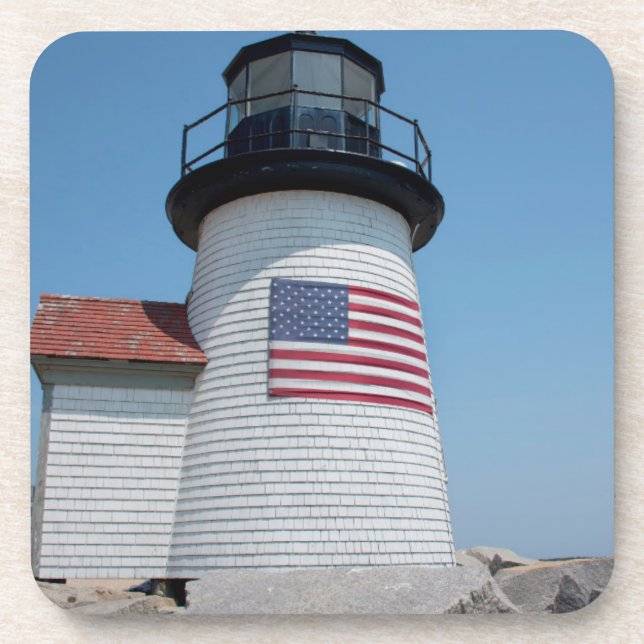 Posavasos EE. UU., Massachusetts, Nantucket. Brant Point (Frente)