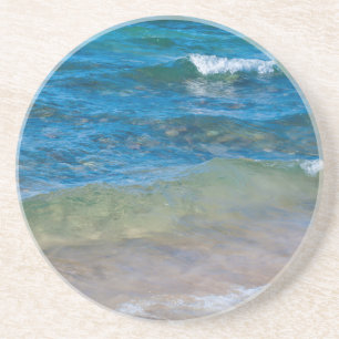 Posavasos EE. UU., Michigan. Aguas cristalinas del lago Supe