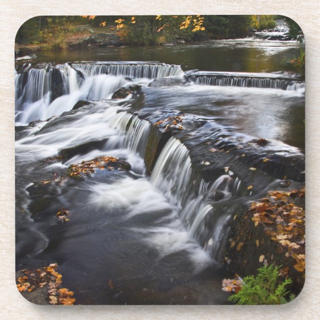 Posavasos EE. UU., Michigan, Península Superior. Bond Falls  (Frente)